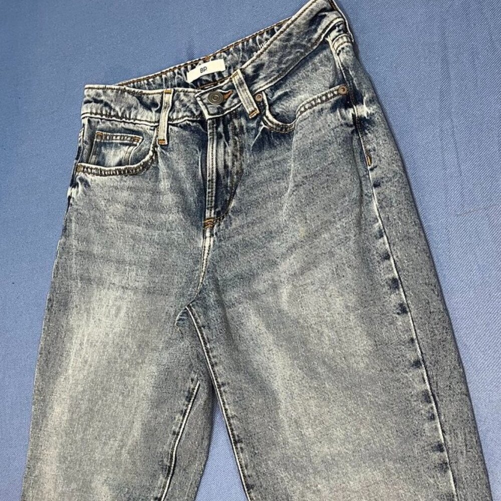 BP. 90s High Rise Straight Leg Acid Wash Jeans Blue Denim – Size 25 – NWOT - Picture 10 of 14